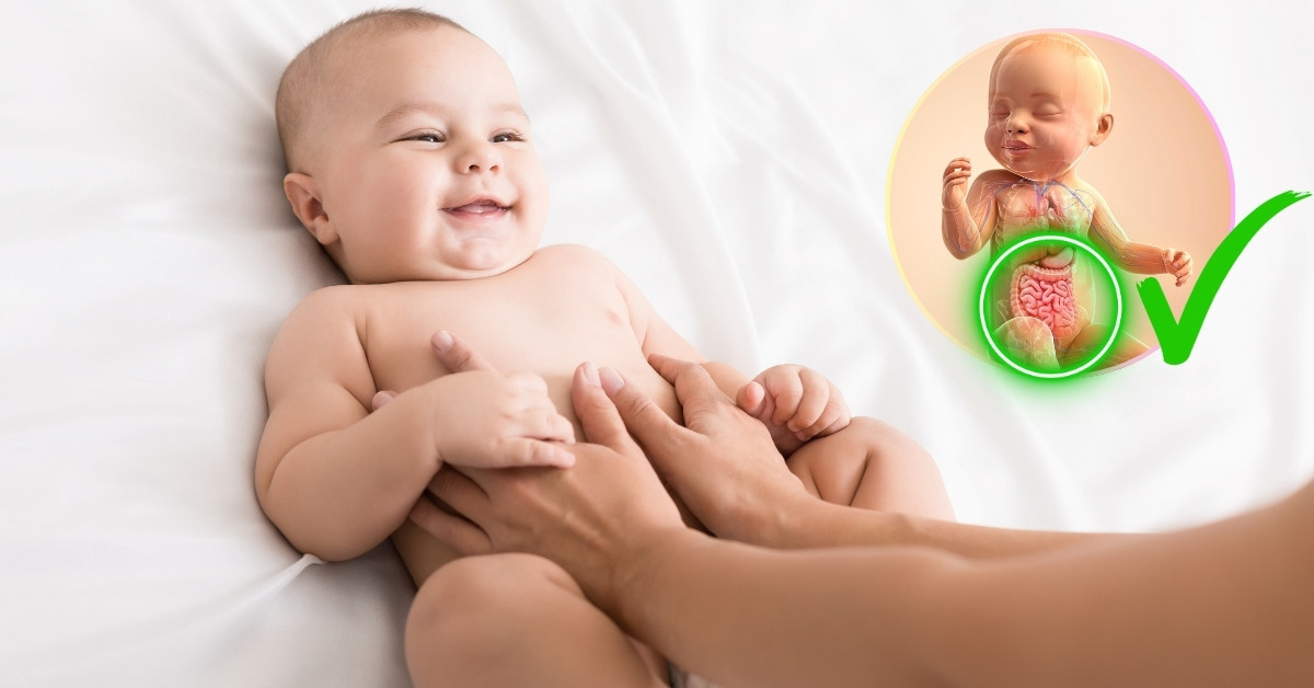 Zdrava beba i stomačić