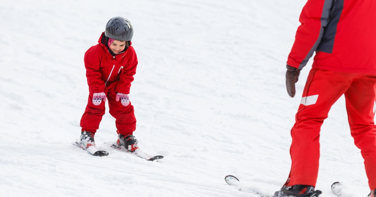 Dete skija instruktor