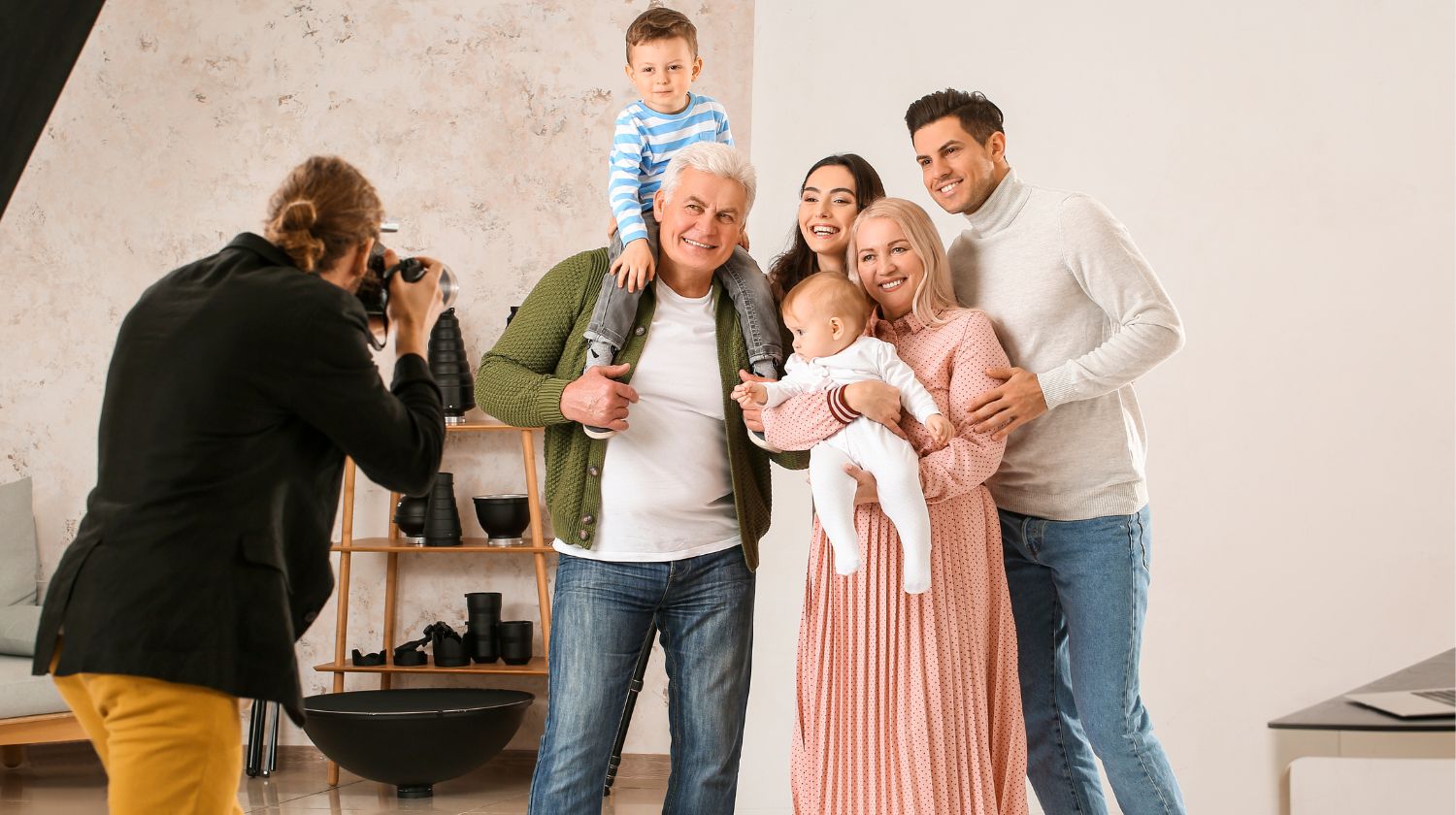 Porodično fotografisanje sa bebom