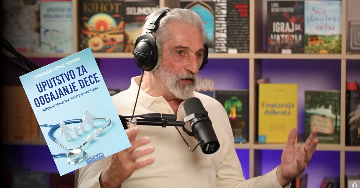 Dr Svetislav Popović, autor knjige "Uputstvo za odgajanje dece"