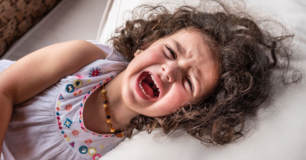 Devojčica ima tantrum