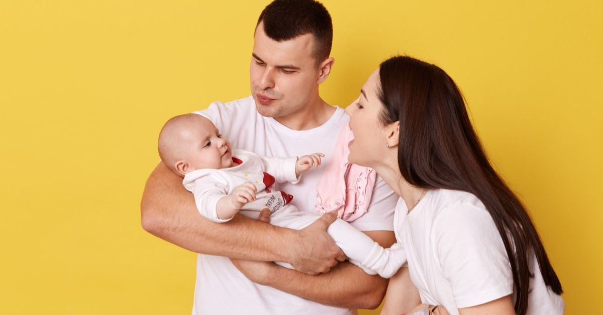 tata i mama sa bebom