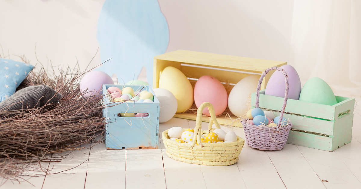 Uskršnja dekoracija pastelne boje