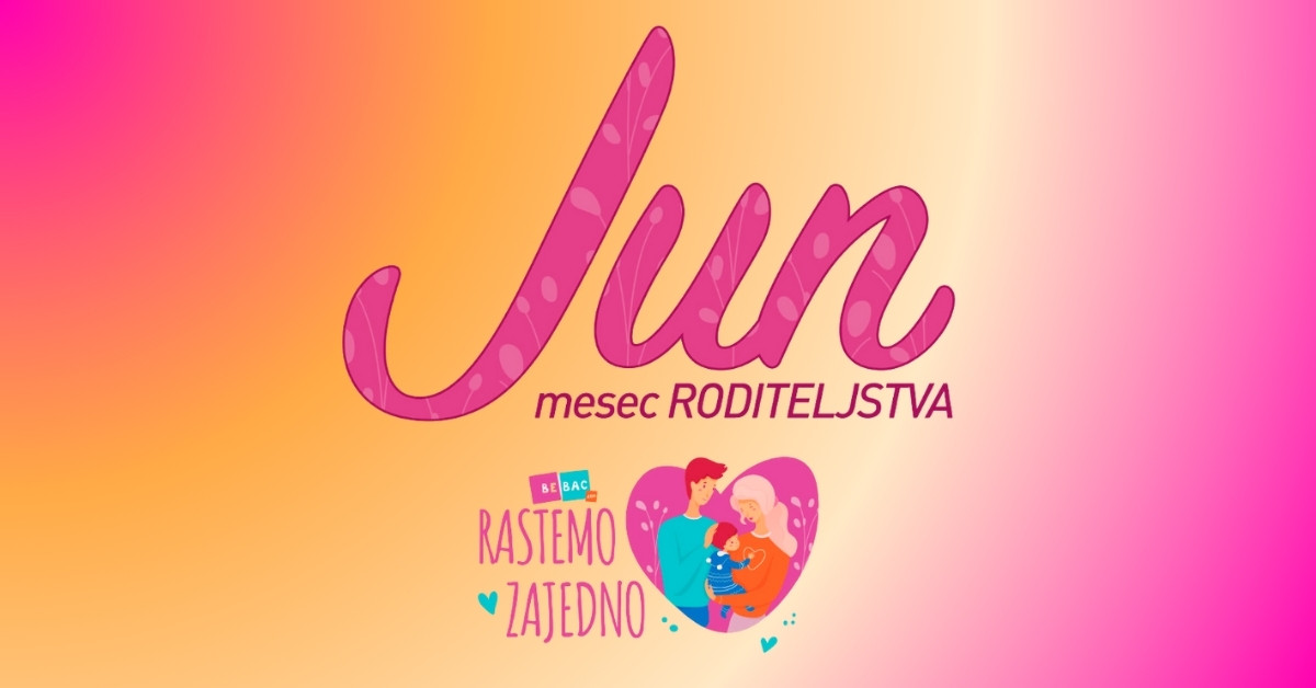 jun mesec roditeljstva ilustracija