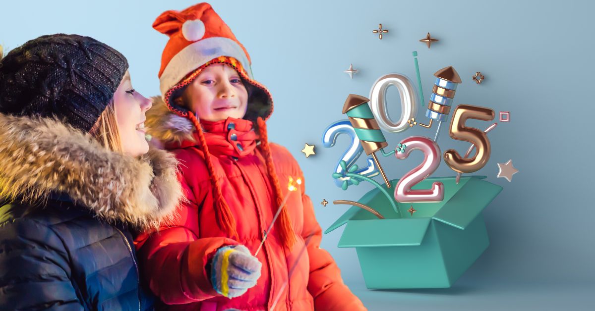 mama i dete za Novu godinu