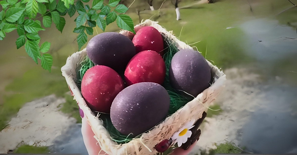 uskršnja jaja u vinu