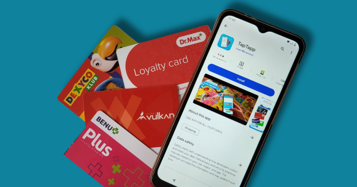 TapTapp aplikacija za kartice