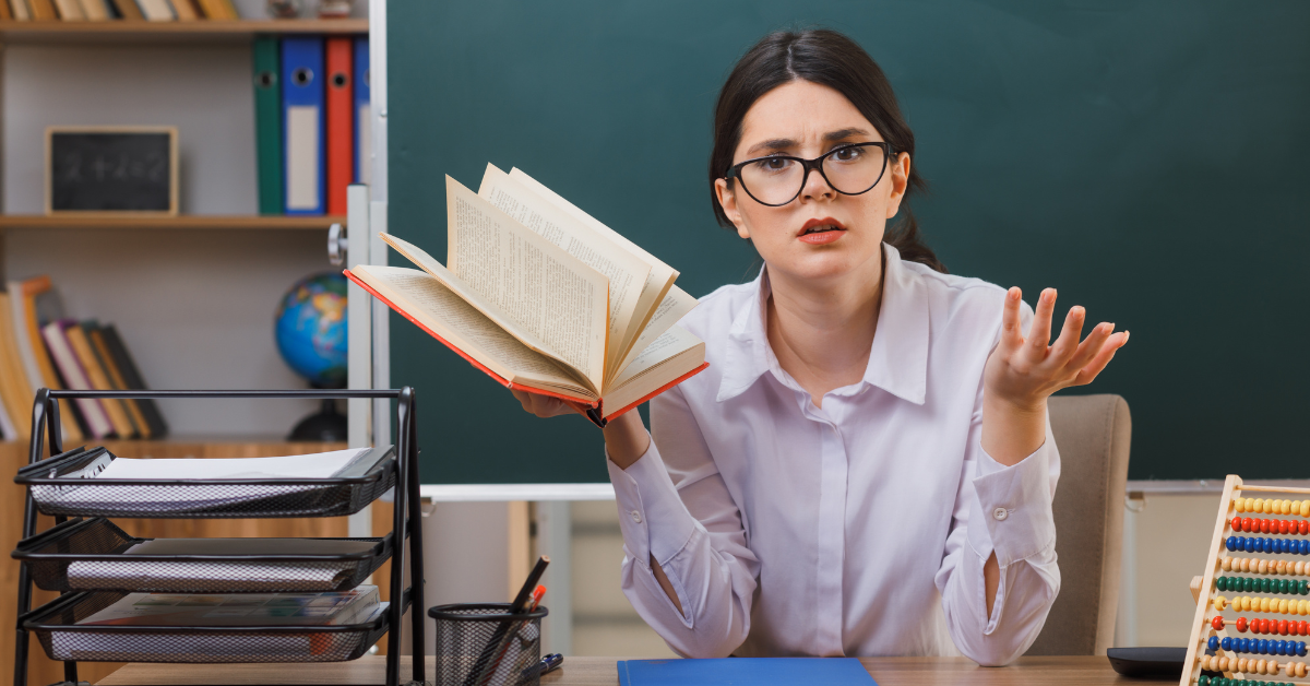 Učiteljica za katedrom