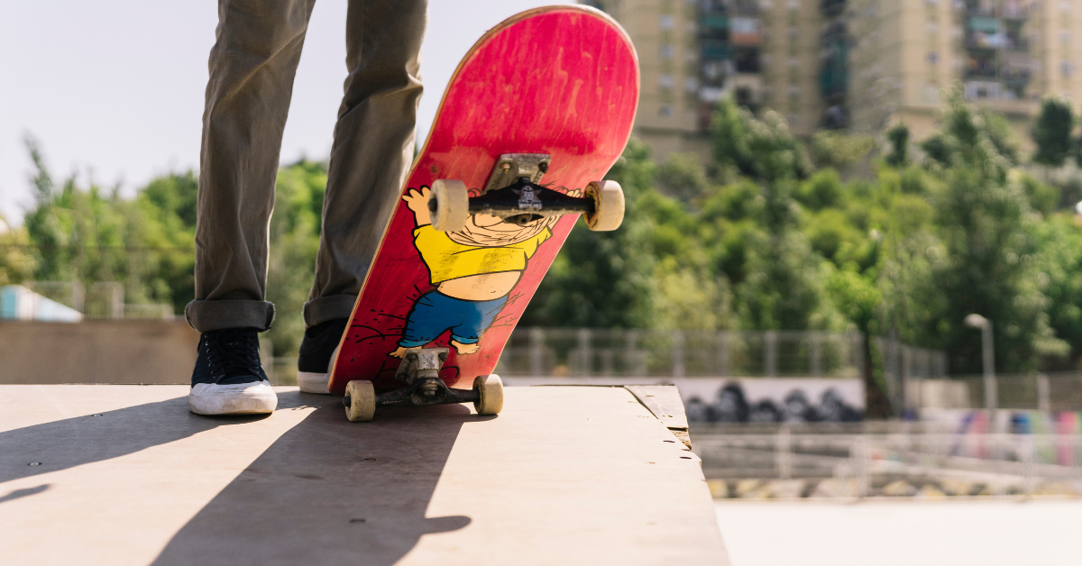 Skejtbord na stepenicama