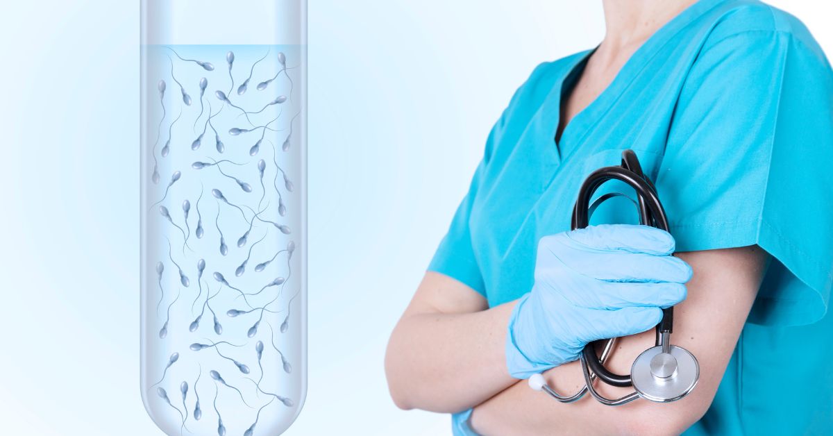 lekar i epruveta sa spermatozoidima