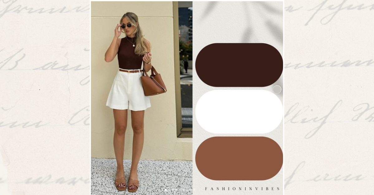 White, dark sienna i coconut letnje boje