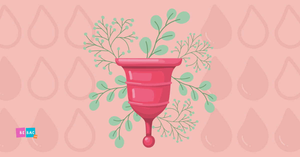menstrualna čašica ilustracija