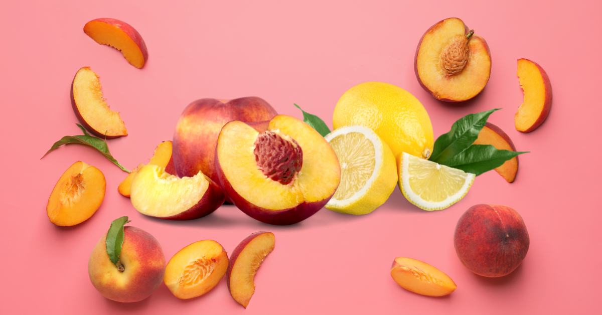 Isečena breskva i limun