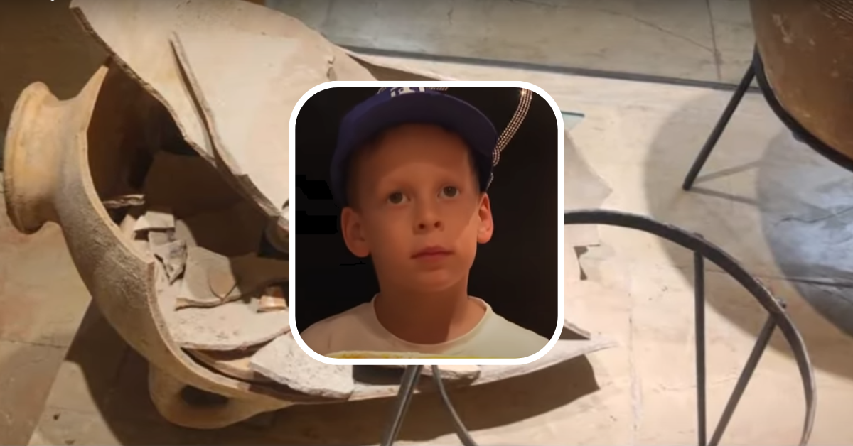 dečak koji je slomio ćup star 3500 godina