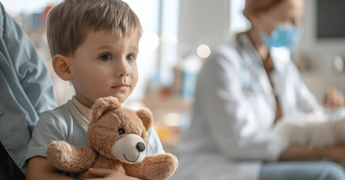 dečak sa medom u bolnici