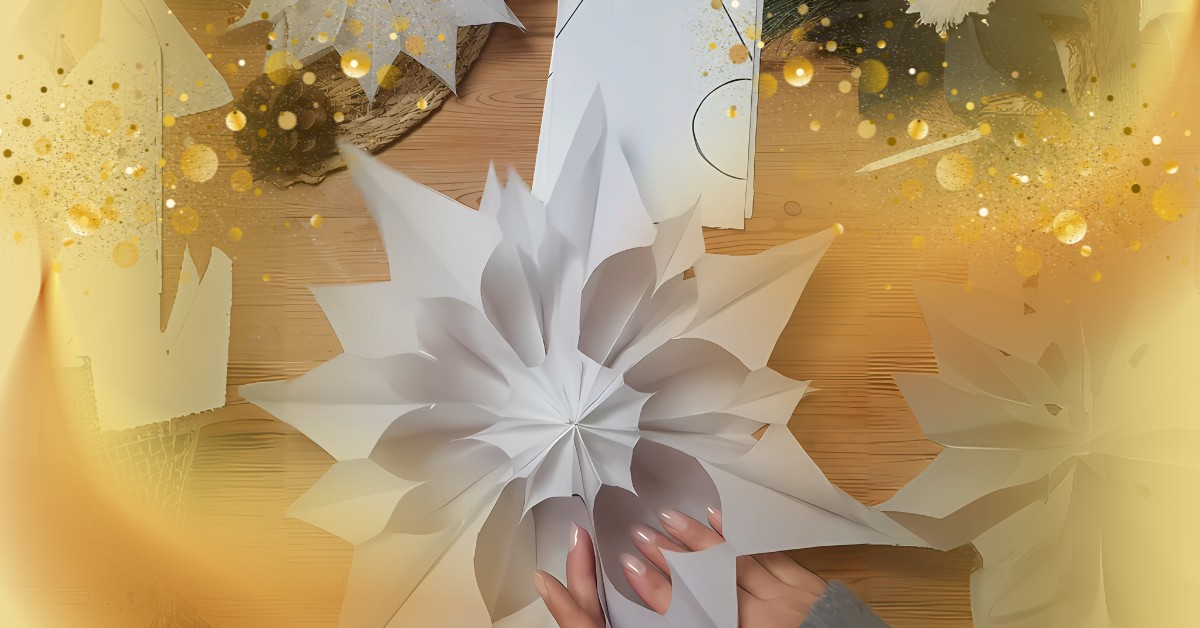 novogodišnja dekoracija pahuljica