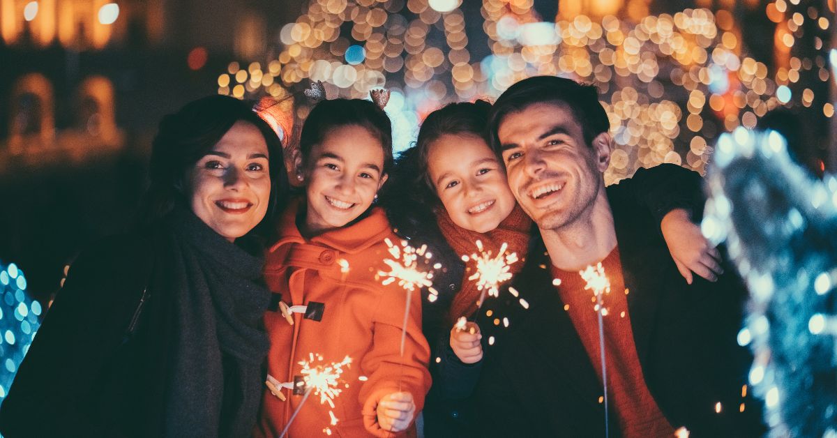 porodična proslava Nove godine