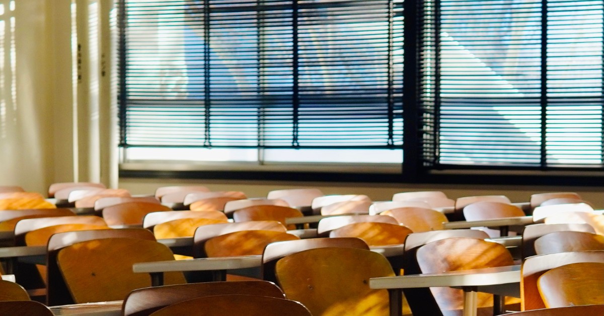 Školska učionica prazna