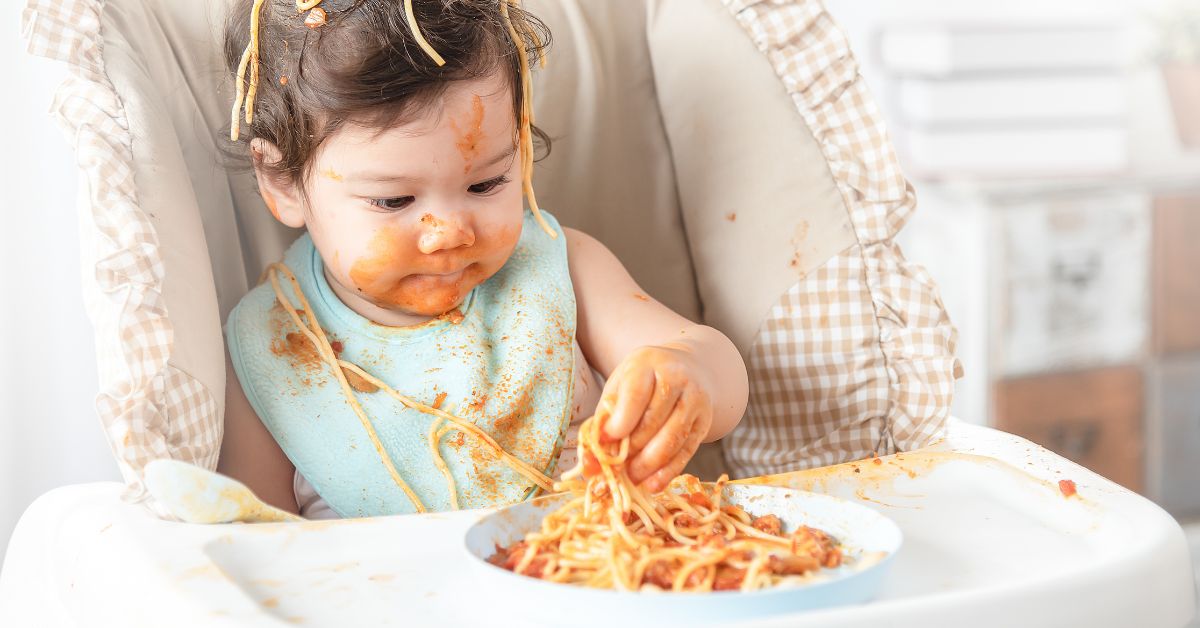 Beba ručka špagete