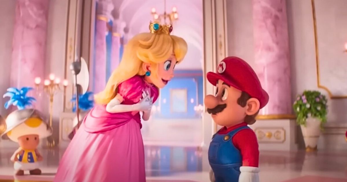 Super Mario i Breskvica scena iz filma