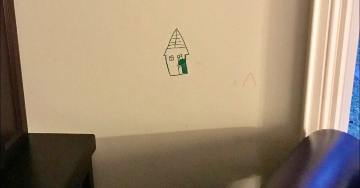 Dečiji crtež na zidu