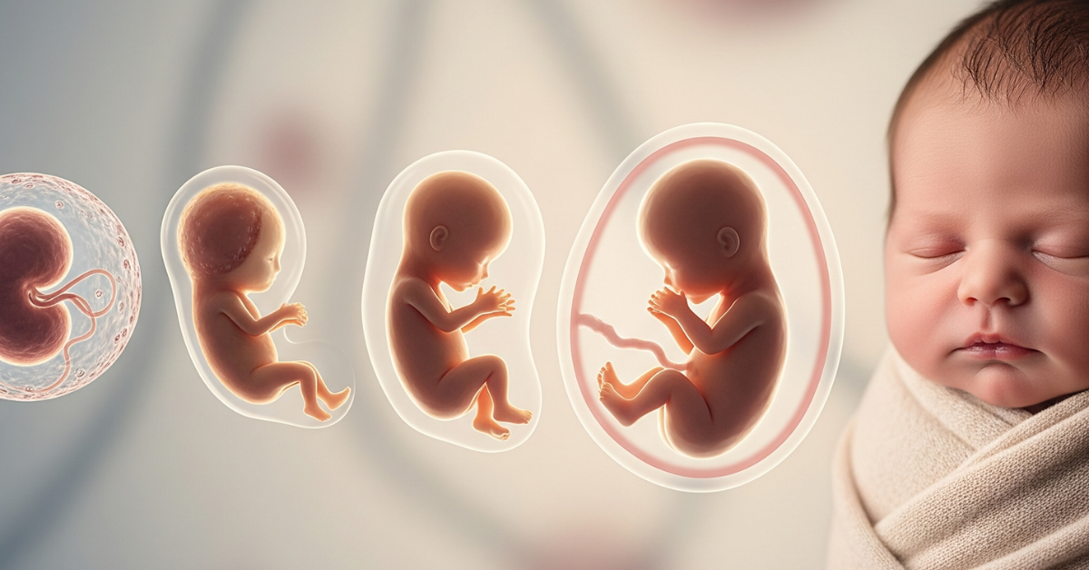 fotografija bebe od embriona do rođenja