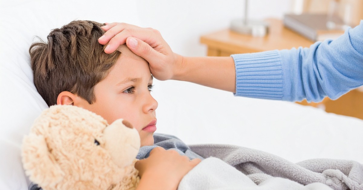 prehlađeni dečak