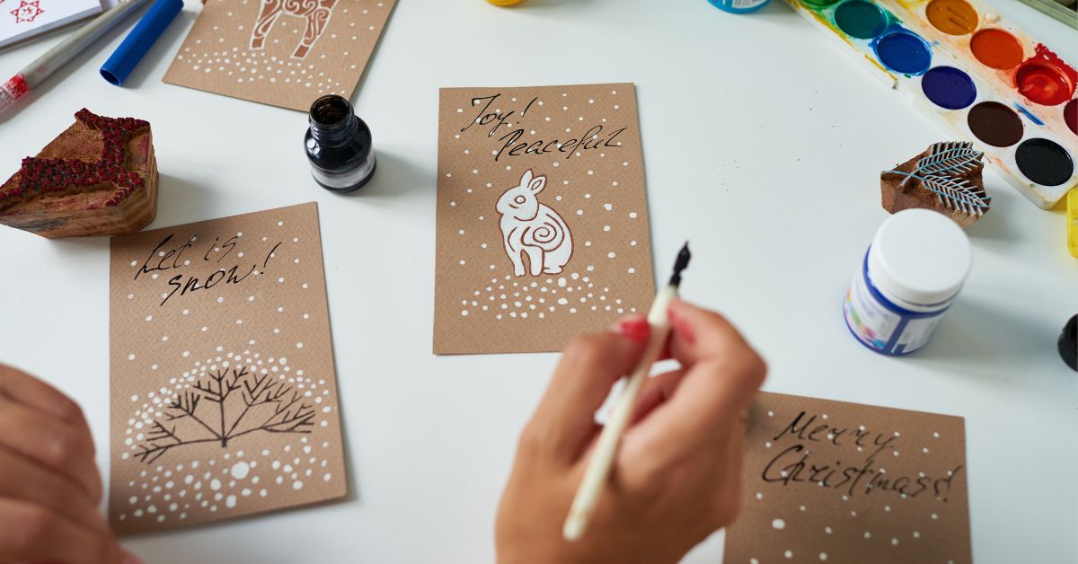 Božićne čestitke od papira