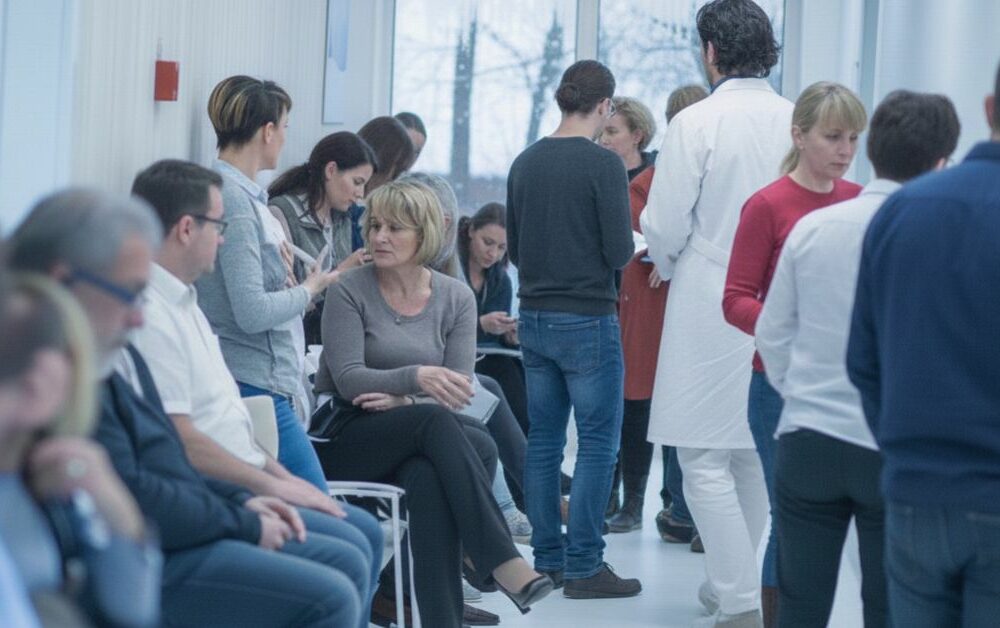 Čekaonica puta ljudi